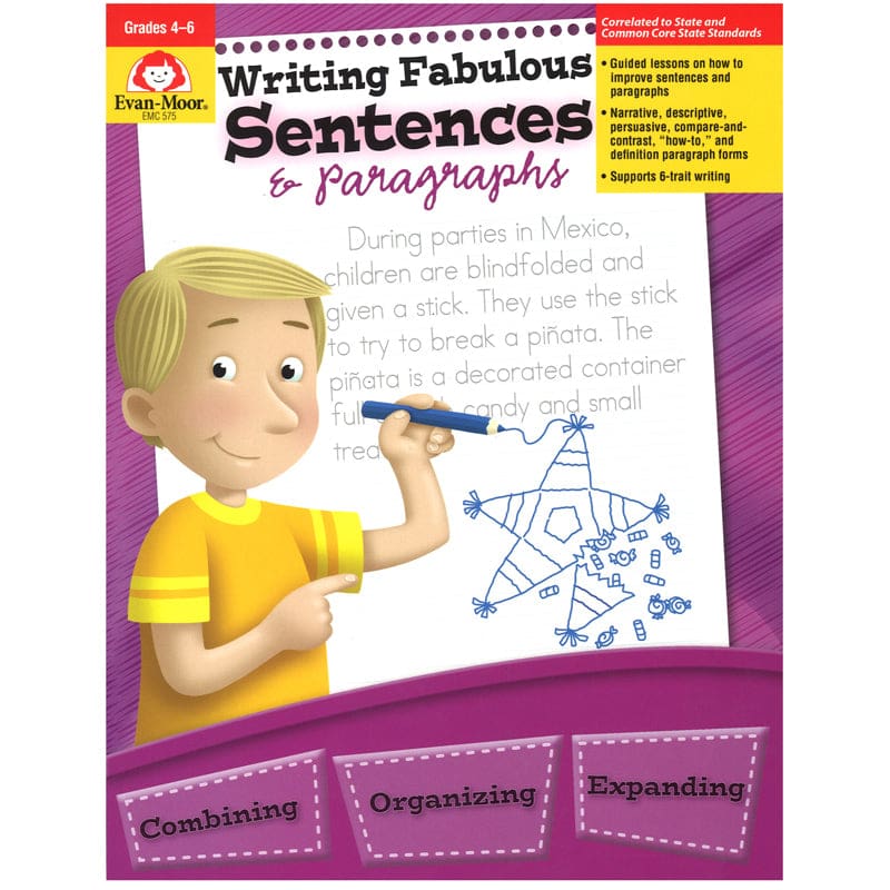 Writing Fabulous Sentences & Gr 4-6 Paragraphs (Pack of 2) - Writing Skills - Evan-moor