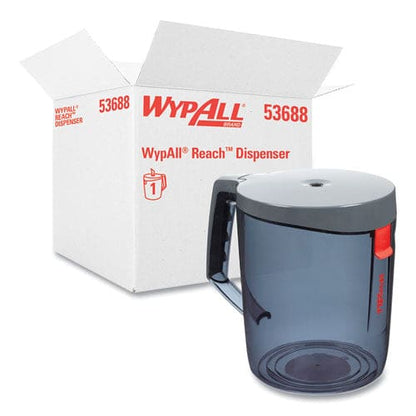 WypAll Reach Towel System Dispenser 9.5 X 7 X 8.75 Black/smoke - Janitorial & Sanitation - WypAll®