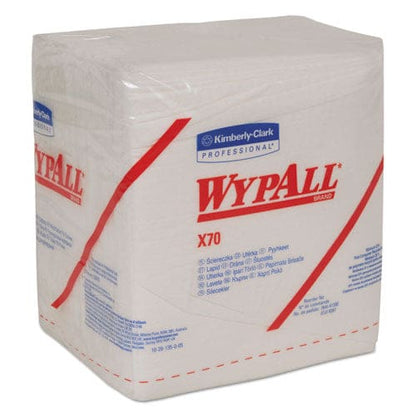 WypAll X70 Cloths 1/4 Fold 12.5 X 12 White 76/pack 12 Packs/carton - Janitorial & Sanitation - WypAll®