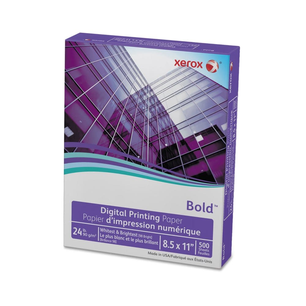 Xerox Bold Digital Printing Paper 8 1/2 x 11 White 500 Sheets - Copy Paper - Xerox
