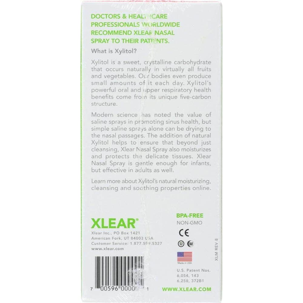 XLEAR Xlear All Natural Saline Nasal Spray, 1.5 Oz
