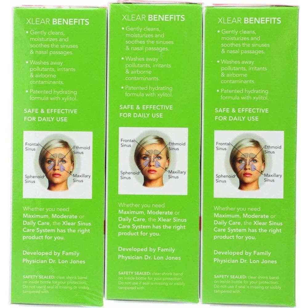 XLEAR Xlear All Natural Saline Nasal Spray, 1.5 Oz