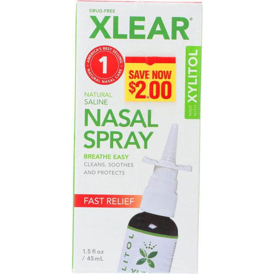 XLEAR Xlear All Natural Saline Nasal Spray, 1.5 Oz