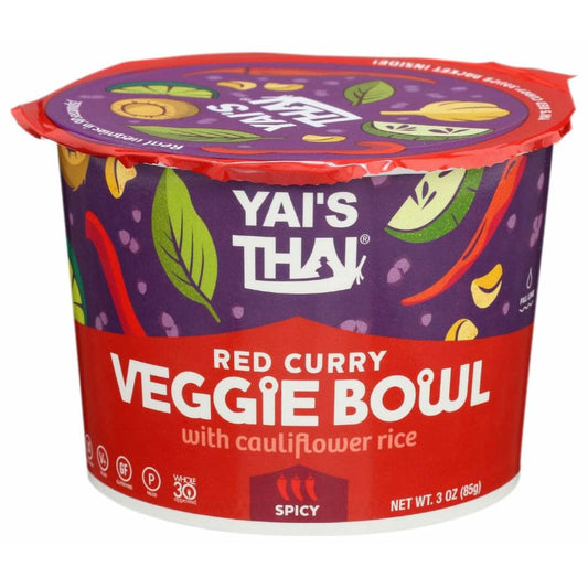 YAIS THAI YAIS THAI Red Curry Veggie Bowl, 3 oz