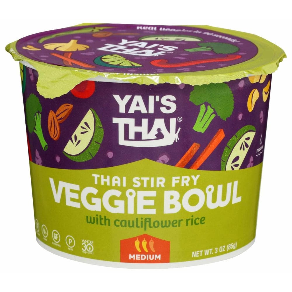 YAIS THAI YAIS THAI Thai Stir Fry Veggie Bowl, 3 oz