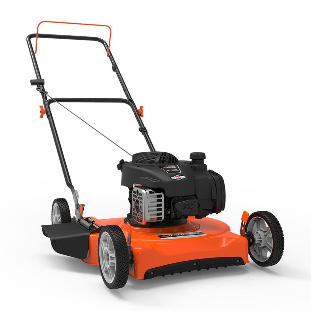 Yard Force 20/125 cc 450e Briggs and Stratton Gas Walk Behind Mower with Side Discharge - Lawn Mowers - Yard