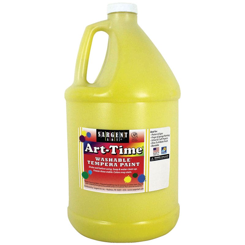 Yellow Art-Time Washable Paint Glln - Paint - Sargent Art Inc.