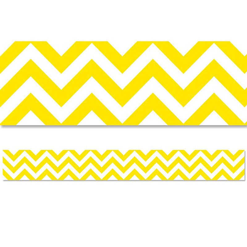 Yellow Chevron Border - Border/Trimmer - Creative Teaching Press