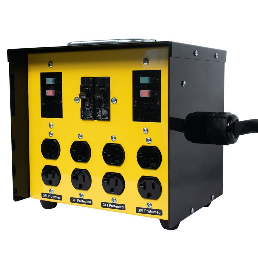 Yellow Jacket Mini Temporary Power Center - Generators & Accessories - Yellow
