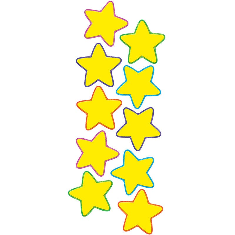 Yellow Stars Accents - Accents - Teacher Created Resources