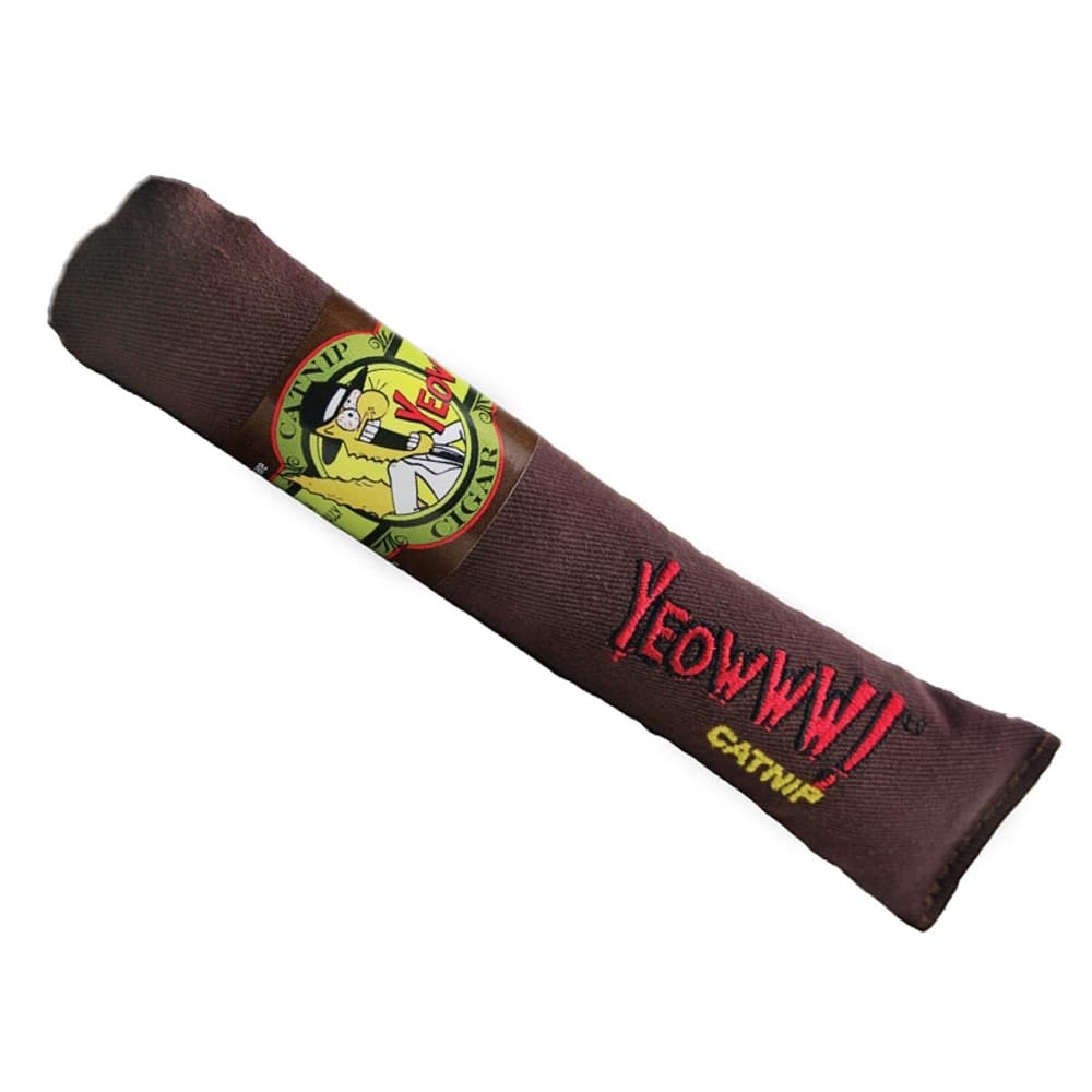 Yeowww! Cigars Catnip Toy Brown 7 in 24 Pack - Pet Supplies - Yeowww!