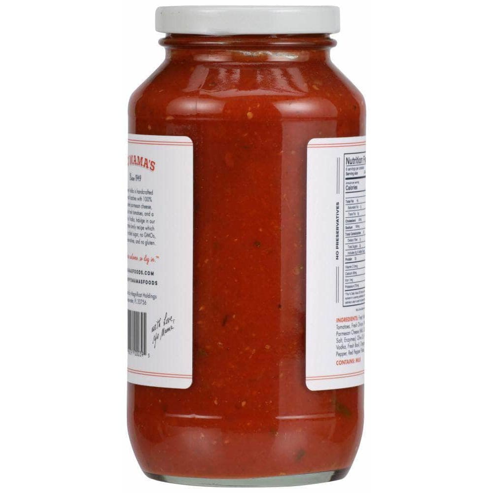 Yo Mamas Foods Yo Mama's Foods Velvety Vodka Tomato Sauce, 25 oz