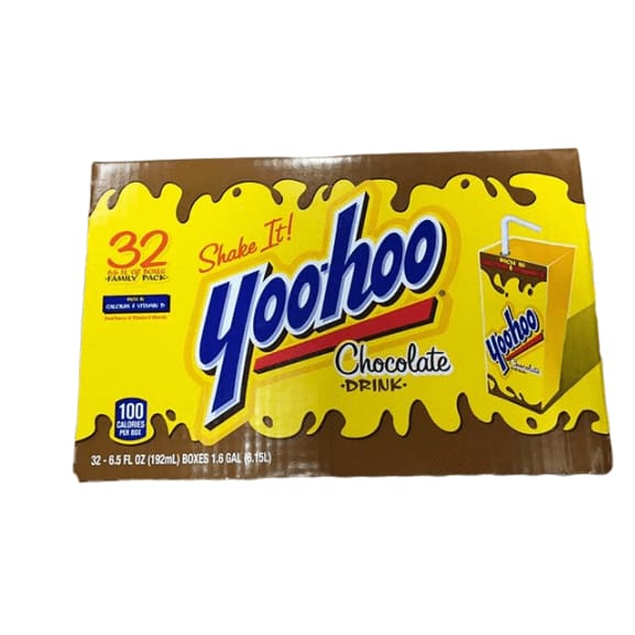 Yoo-hoo Chocolate Drink, 6.5 fl oz boxes, 32 count - ShelHealth.Com