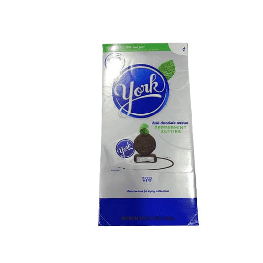 York Peppermint Patties Dark Chocolate Covered Mint Candy, 175 Pieces, 5.25 Pound - ShelHealth.Com