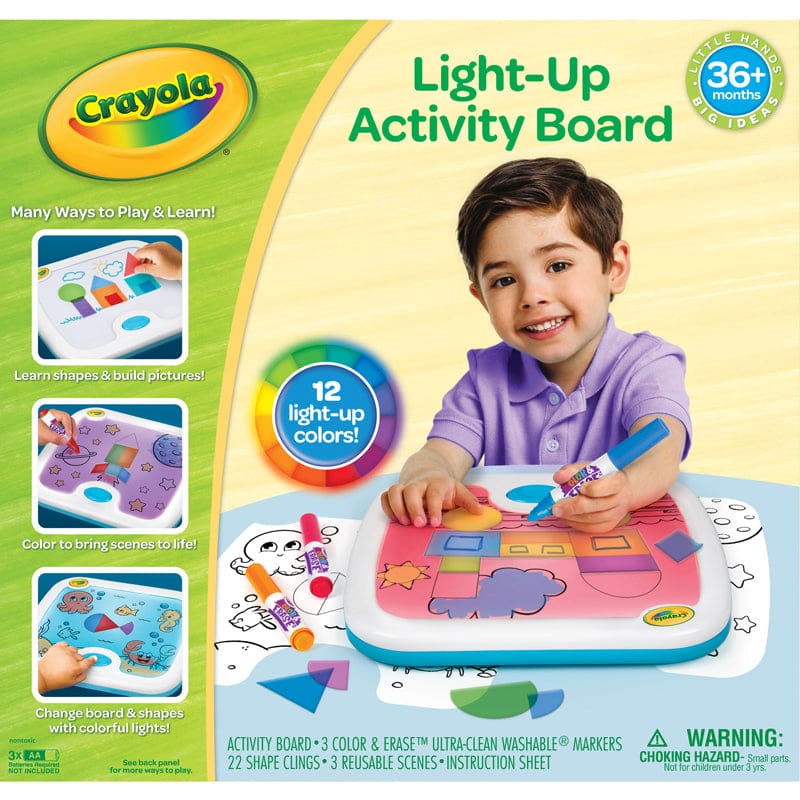 Young Kids Light Up Activity Board - Art & Craft Kits - Crayola LLC