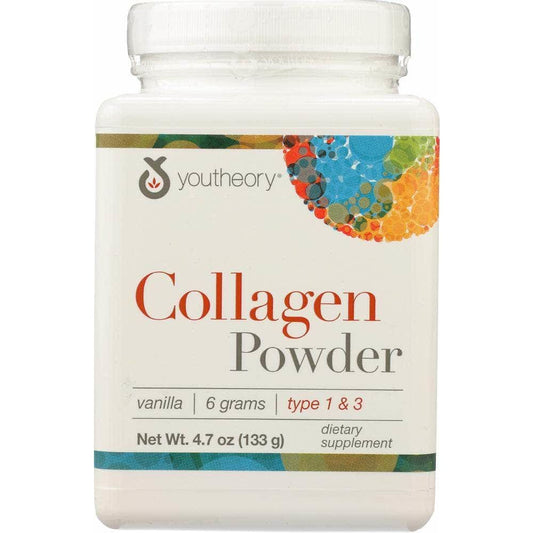 YOUTHEORY Youtheory Collagen Powder Vanilla, 4.7 Oz