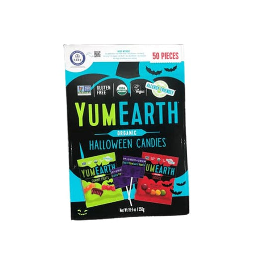 Yum Earth Organic Halloween Variety Box, 50 ct. - ShelHealth.Com