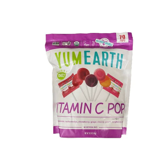 Yum Earth Vitamin C Lollipop 70 Count - Yum Earth