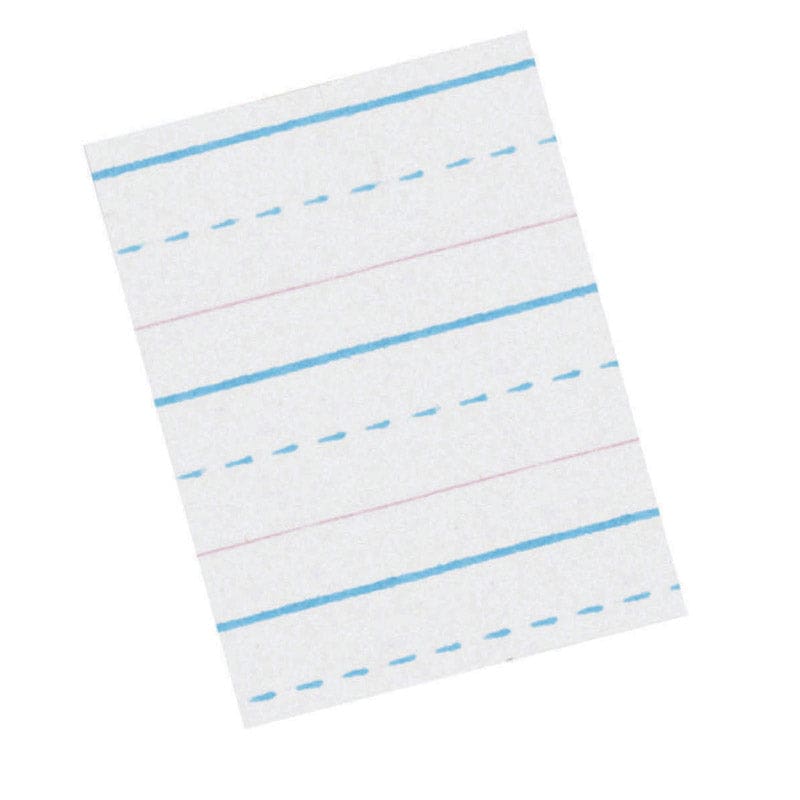 Zaner Bloser 1/2In Ruled Sulphite Paper Gr 2 10.5X8 - Handwriting Paper - Dixon Ticonderoga Co - Pacon