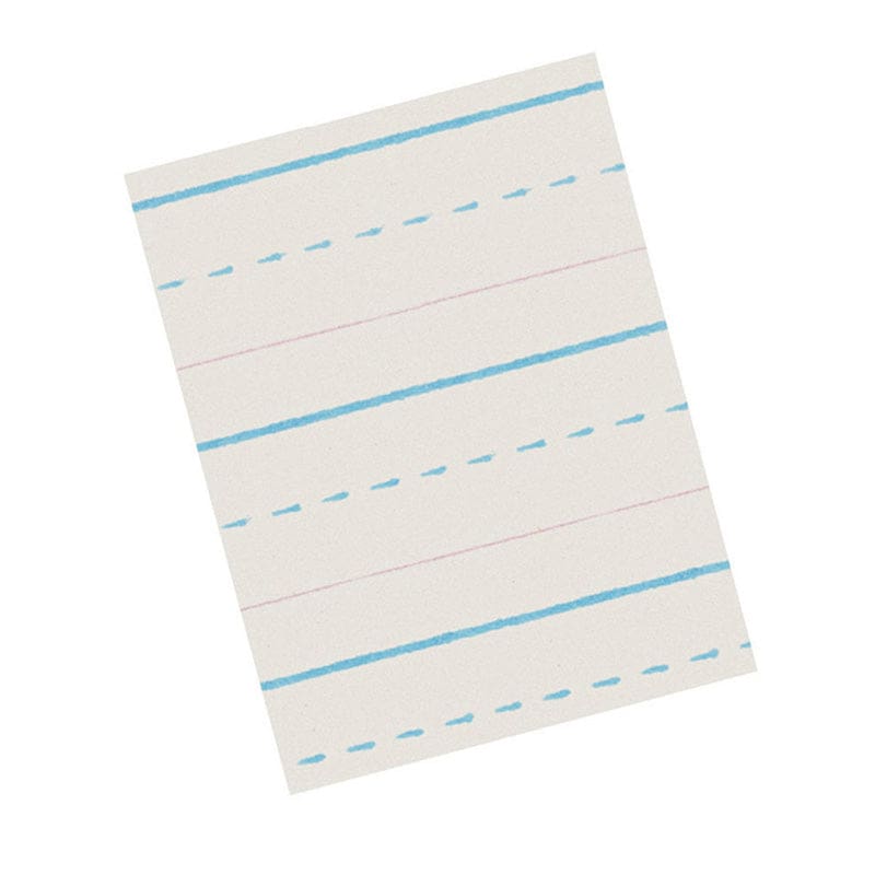 Zaner-Bloser Broken Midline Papers 1/2 X 1/4 Long 500Shts - Handwriting Paper - Dixon Ticonderoga Co - Pacon