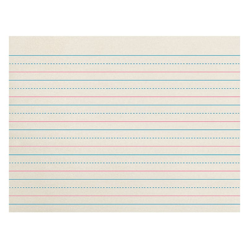 Zaner-Bloser Newsprint Ream 3/4In Ruled Long Way 500 Shts - Handwriting Paper - Dixon Ticonderoga Co - Pacon