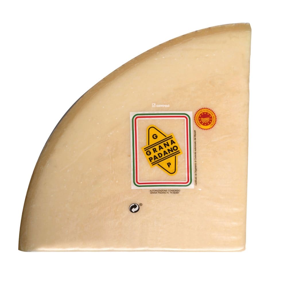 Zanetti Imported Grana Padano Cheese Wedge (approx. 9 lbs.) Delivered to your doorstep - Dairy Eggs & Cheese - Zanetti Imported