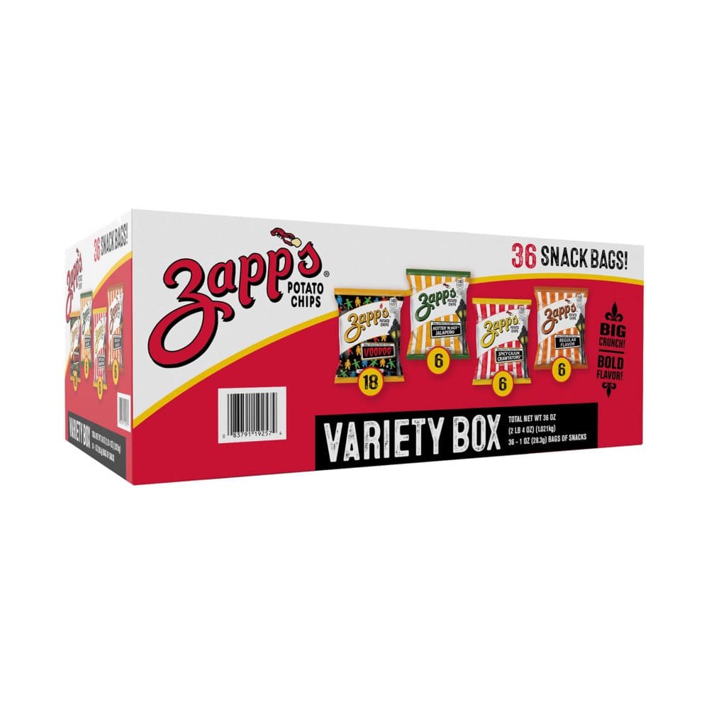 Zapp’s Potato Chip Variety Pack (1 oz. 36 pk.) - Chips - Zapp’s