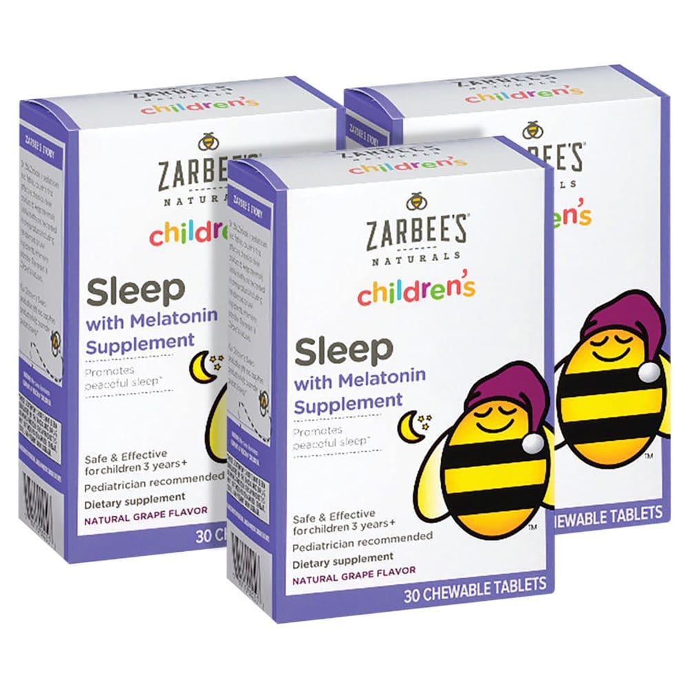 Zarbee’s Naturals Children’s Sleep Tablets with Melatonin (30 ct. 3 pk.) - Children’s Products - Zarbee’s Naturals