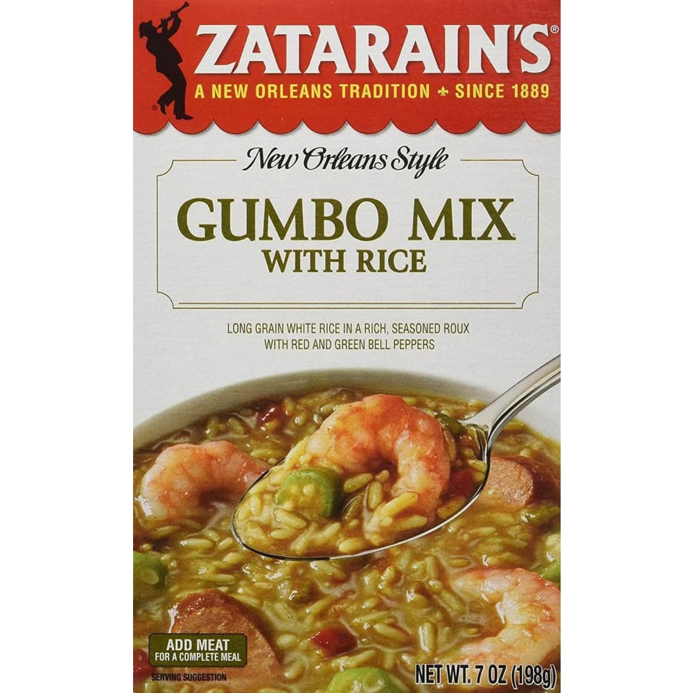 Zatarains Zatarain's  New Orleans Style Gumbo Mix With Rice, 7 Oz