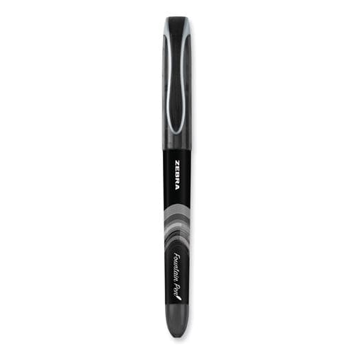 Zebra Fountain Pen Fine 0.6 Mm Black Ink Black 12/pack - School Supplies - Zebra®