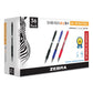 Zebra Sarasa Dry Gel X20 Gel Pen Retractable Fine 0.5 Mm Red Ink Translucent Red Barrel 12/pack - School Supplies - Zebra®
