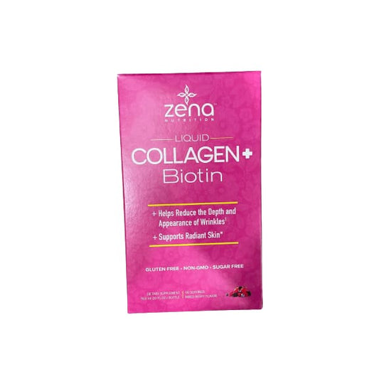 Zena Zena Nutrition Liquid Collagen+Biotin, 30.4 oz.