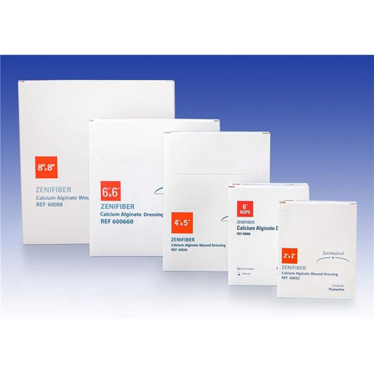 Zeni Medical Zenifiber Calcium Alginate 4 X 5 Box of 10 - Item Detail - Zeni Medical