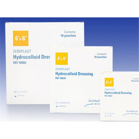 Zeni Medical Zeniplast Hydrocolloid 4 X 4 Dressing Box of 10 - Item Detail - Zeni Medical