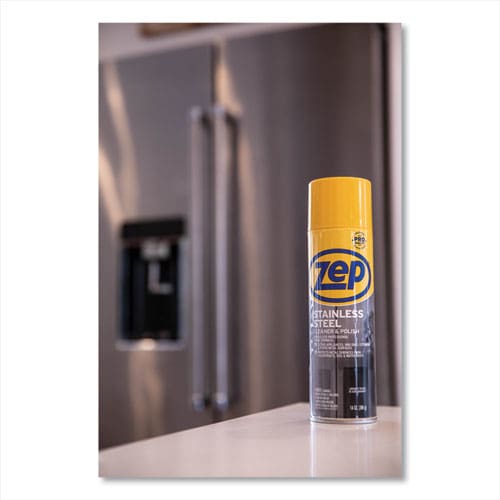 Zep Commercial Stainless Steel Polish 14 Oz Aerosol Spray - Janitorial & Sanitation - Zep Commercial®