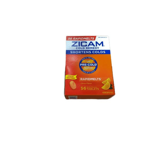 Zicam Cold Remedy Rapidmelts, Citrus Flavor, 56 Quick-Dissolve Tablets - ShelHealth.Com