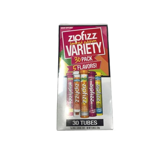 Zipfizz Limited Edition Variety 30 Pack, 5 Flavors, 11.64 Oz - ShelHealth.Com