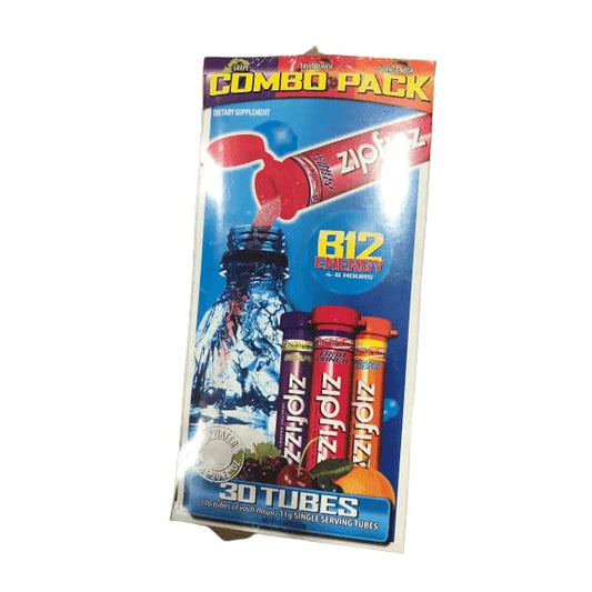 Zipfizz Healthy Energy Drink Mix, Dose of vitamin B12, 30 Tubes - ShelHealth.Com