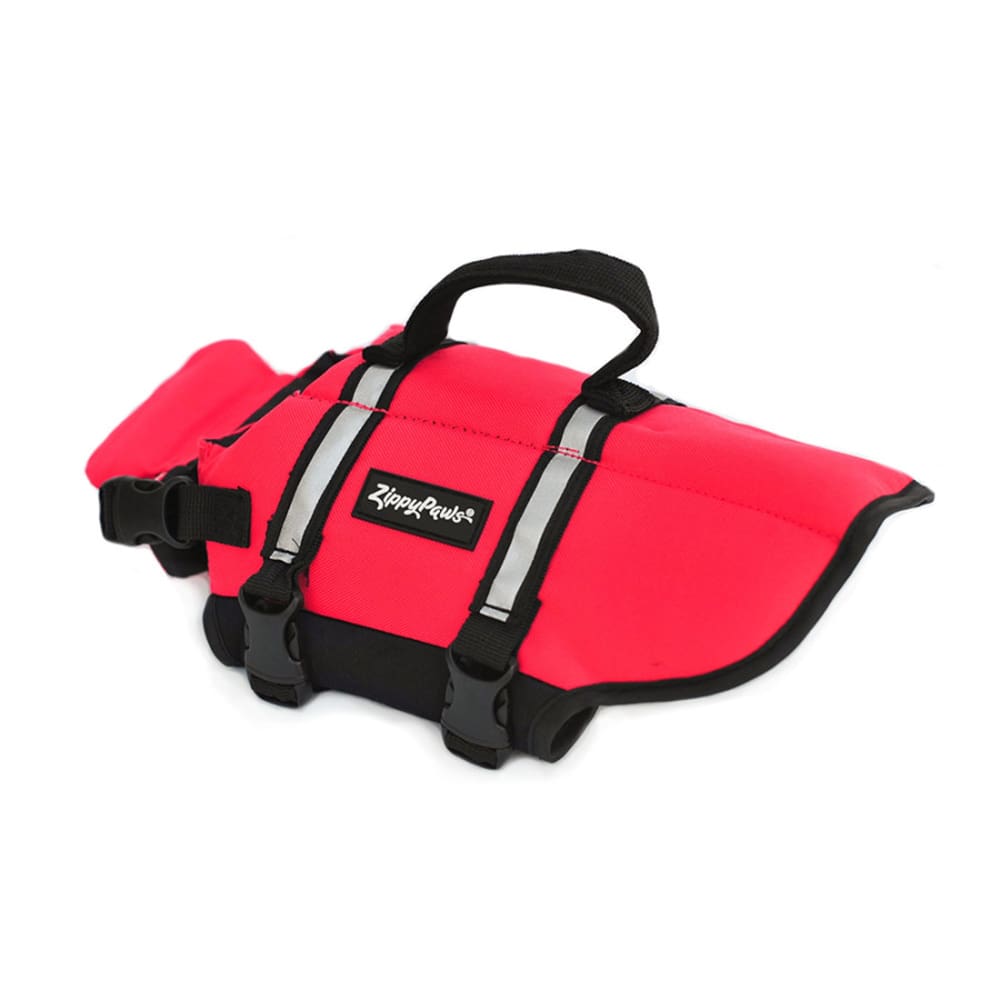 ZippyPaws Adventure Dog Life Jacket Red 1ea-Md | ShelHealth