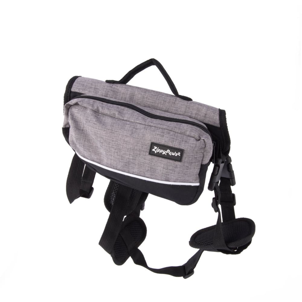 ZippyPaws Backpack For Dog Graphite 1ea-Md - Pet Supplies - ZippyPaws