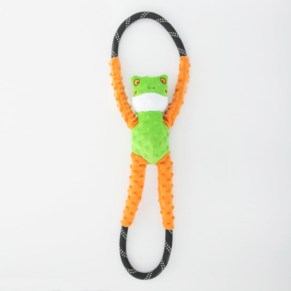 ZippyPaws RopeTugz Dog Toy Tree Frog 1ea-LG | ShelHealth