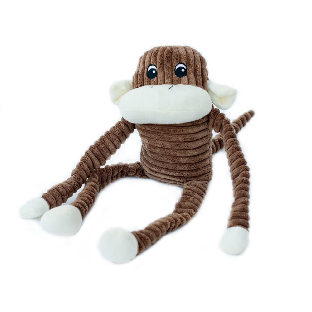 ZippyPaws Spencer the Crinkle Monkey Dog Toy Brown 1ea-LG - Pet Supplies - ZippyPaws