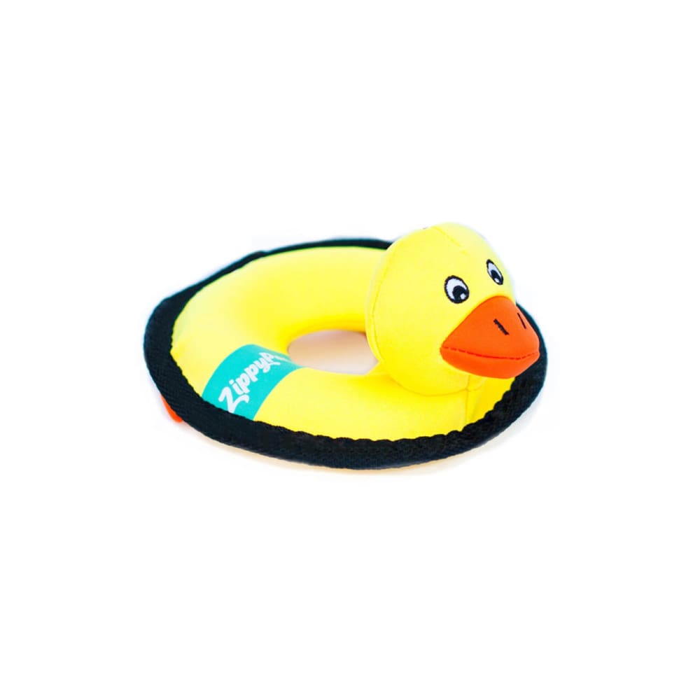 ZippyPaws Z-Stitch Floaterz Dog Toy Duck Yellow 1ea-MD - Pet Supplies - ZippyPaws