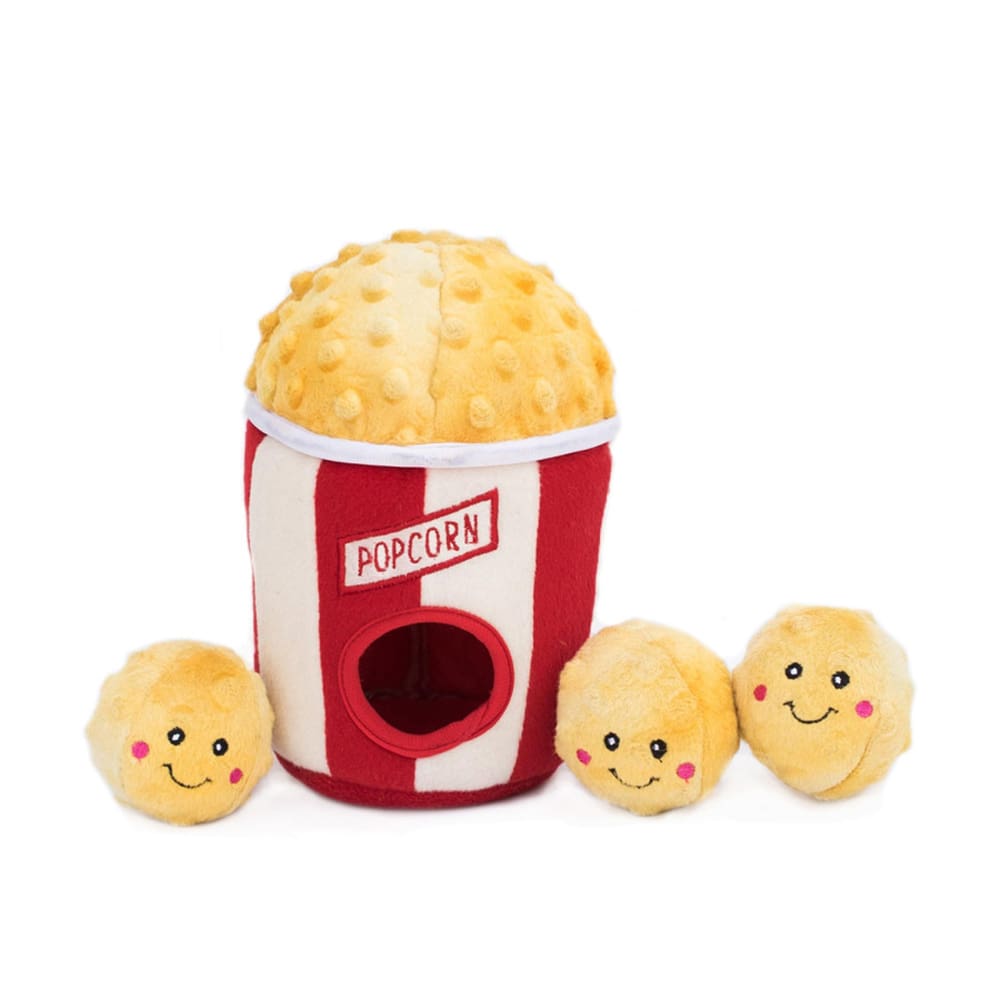 ZippyPaws Zippy Burrow Dog Toy Popcorn Bucket 1ea-Md - Pet Supplies - ZippyPaws