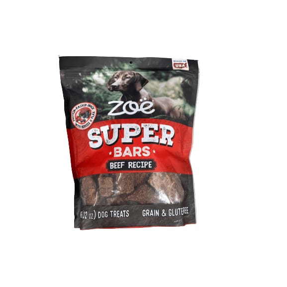 Zoe Zoe Super Bars Beef Recipe Dog Treats, 32 oz.