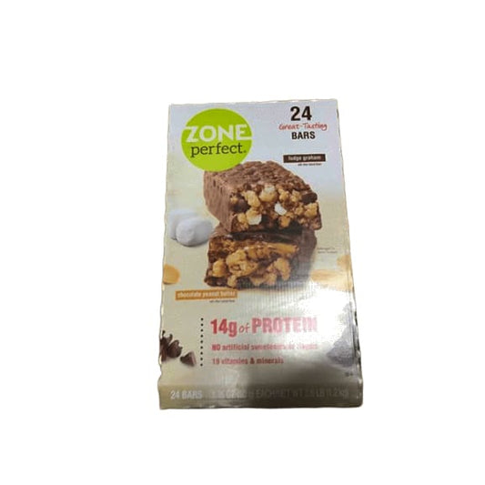 ZonePerfect Nutrition Bar Fudge Graham and Chocolate Peanut Butter Bars, 24 ct./1.76 oz. - ShelHealth.Com