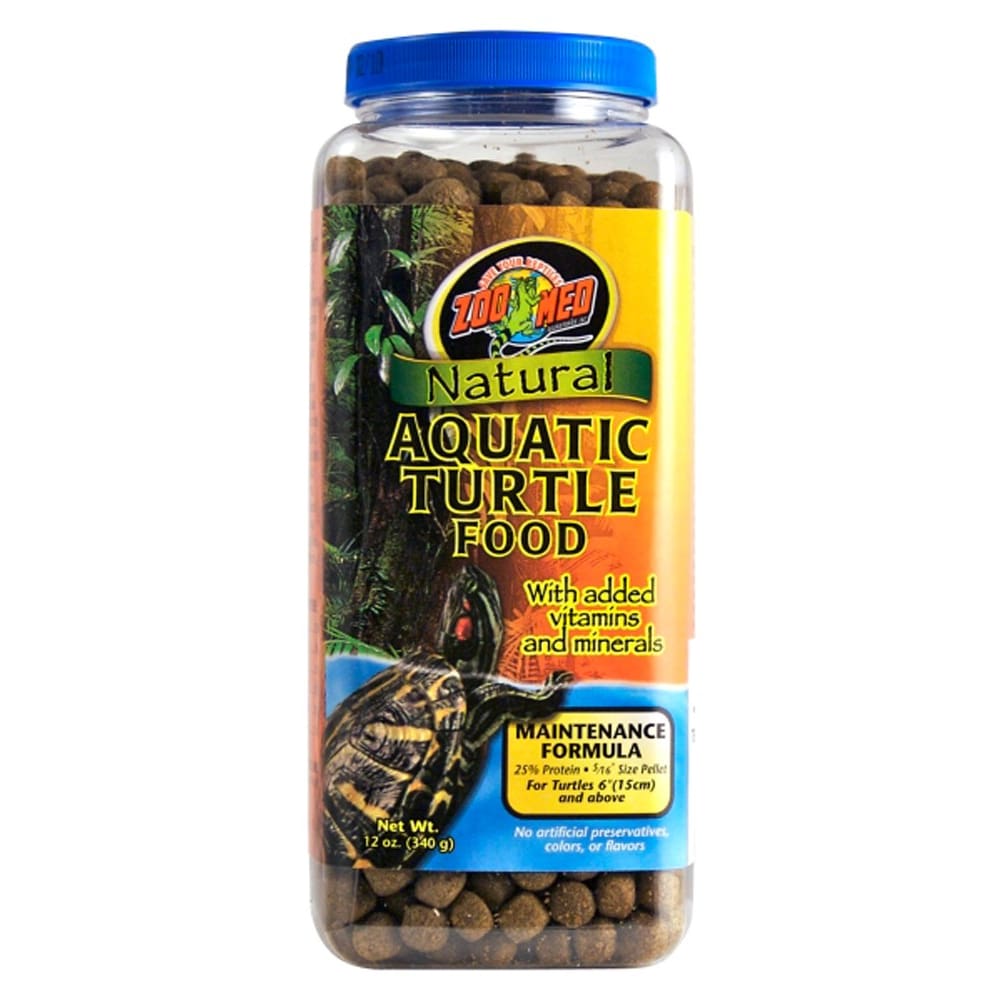 Zoo Med Aquatic Turtle Food Maintenance Formula Dry Food 12 oz - Pet Supplies - Zoo Med