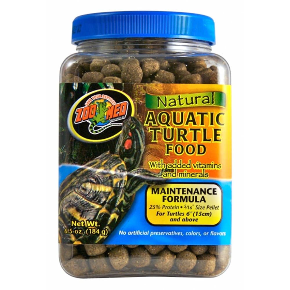 Zoo Med Aquatic Turtle Food Maintenance Formula Dry Food 6.5 oz - Pet Supplies - Zoo Med