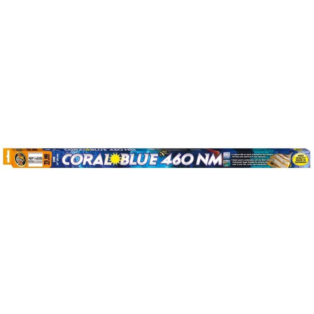 Zoo Med Coral Blue 460 NM T5 HO Lamp Blue 46 in - Pet Supplies - Zoo Med