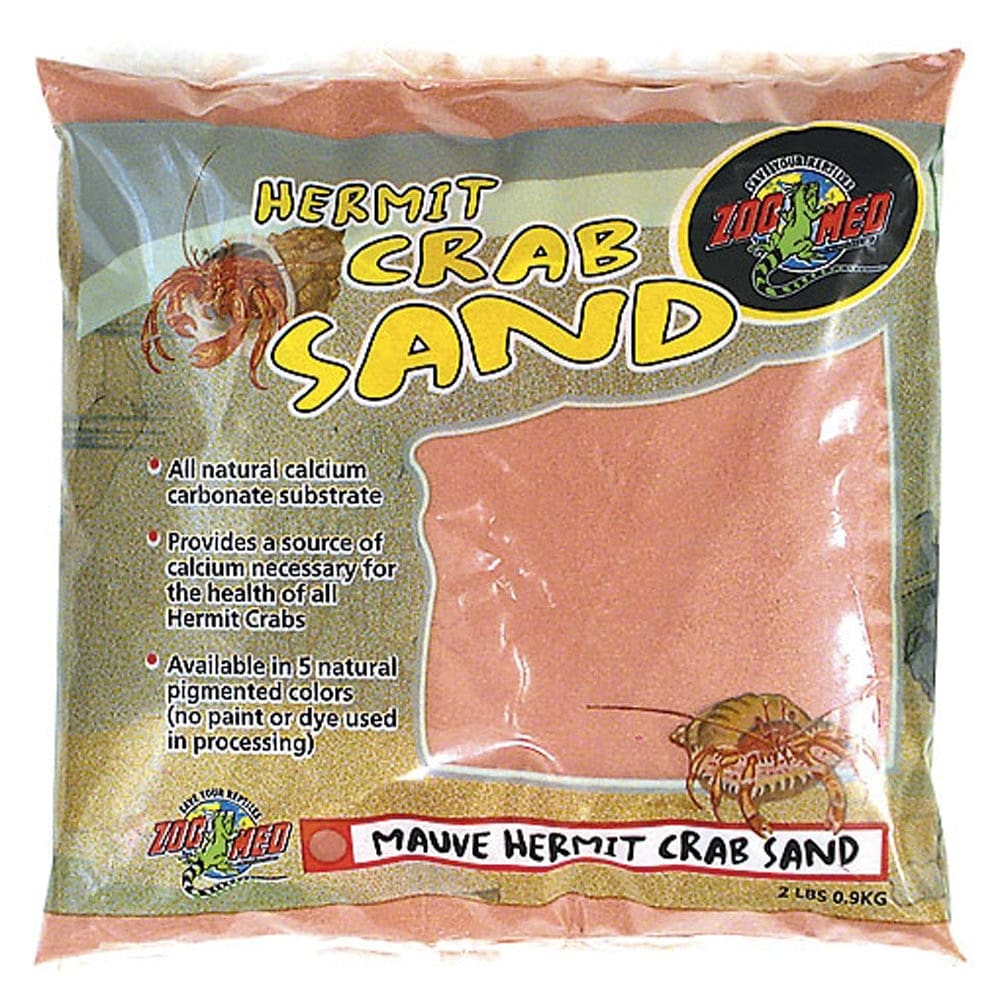 Zoo Med Hermit Crab Sand Mauve 2 lb - Pet Supplies - Zoo Med